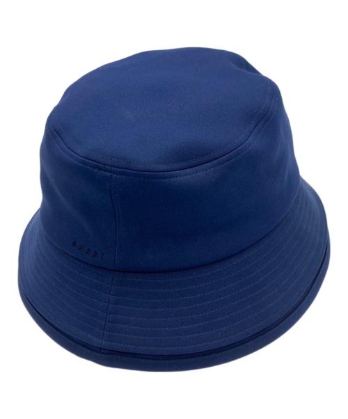 sacai（サカイ）sacai (サカイ) ワイドブリムバケットハット ブルーの古着・服飾アイテム