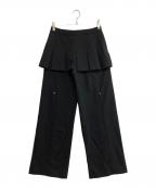 THEREDTHREADザレッドスレッド）の古着「S classic skirt pants nomal」｜ブラック
