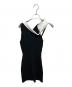 THEREDTHREAD (ザレッドスレッド) S oneshoulder shirt knit dress ブラック サイズ:SIZE Free：8000円