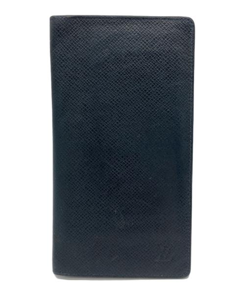 LOUIS VUITTON（ルイ ヴィトン）LOUIS VUITTON (ルイ ヴィトン) ポルトフォイユ ロン タイガ グラシエ ネイビーの古着・服飾アイテム