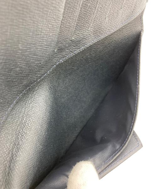 LOUIS VUITTON（ルイ ヴィトン）LOUIS VUITTON (ルイ ヴィトン) ポルトフォイユ ロン タイガ グラシエ ネイビーの古着・服飾アイテム