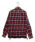 sacai (サカイ) 異素材切替ドッキングシャツ レッド×ネイビー サイズ:SIZE1：8000円