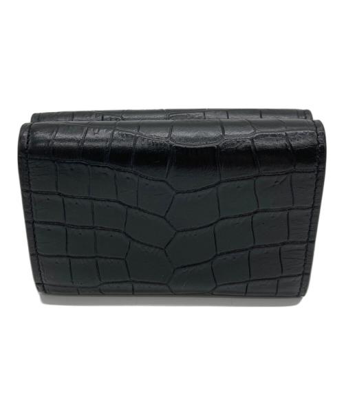 Saint Laurent Paris（サンローランパリ）Saint Laurent Paris (サンローランパリ) 3つ折り財布 ブラックの古着・服飾アイテム