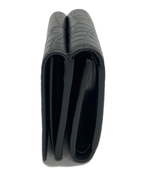 Saint Laurent Paris（サンローランパリ）Saint Laurent Paris (サンローランパリ) 3つ折り財布 ブラックの古着・服飾アイテム