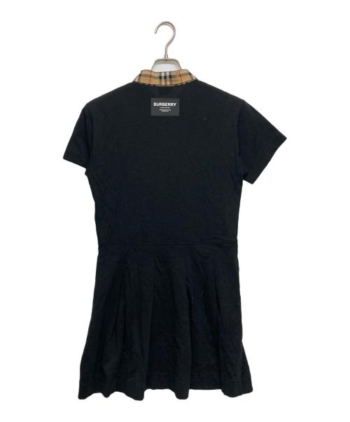 BURBERRY LONDON（バーバリーロンドン）BURBERRY LONDON (バーバリーロンドン) ポロシャツワンピース ブラック サイズ:160cmの古着・服飾アイテム