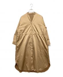 SOEJU（ソージュ）の古着「リモンタコートワンピース」｜ブラウン