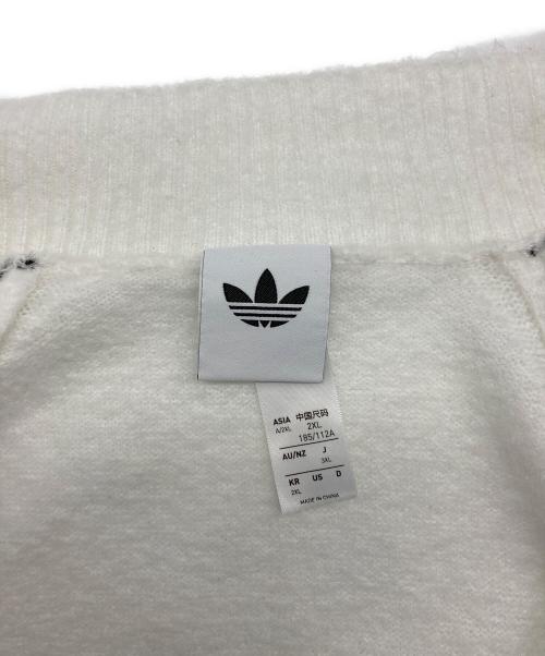 adidas（アディダス）adidas (アディダス) KNIT A15 ホワイト サイズ:SIZE 3XLの古着・服飾アイテム