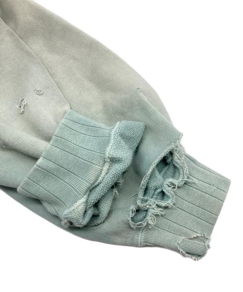 Maison MIHARA YASUHIRO（メゾン ミハラ ヤスヒロ）Maison MIHARA YASUHIRO (メゾン ミハラ ヤスヒロ) フェイデッドスウェットシャツ スカイブルー サイズ:SIZE 46の古着・服飾アイテム