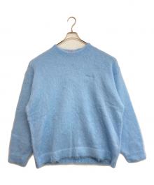 SUPREME（シュプリーム）の古着「BRUSHED MOHAIR SWEATER」｜スカイブルー