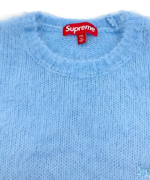 SUPREME（シュプリーム）Supreme (シュプリーム) BRUSHED MOHAIR SWEATER スカイブルー サイズ:SIZE XXLの古着・服飾アイテム