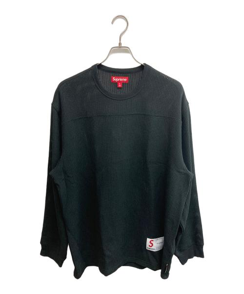 SUPREME（シュプリーム）SUPREME (シュプリーム) POLARTEC MESH L/S FOOTBALL TOP ブラック サイズ:SIZE XLの古着・服飾アイテム