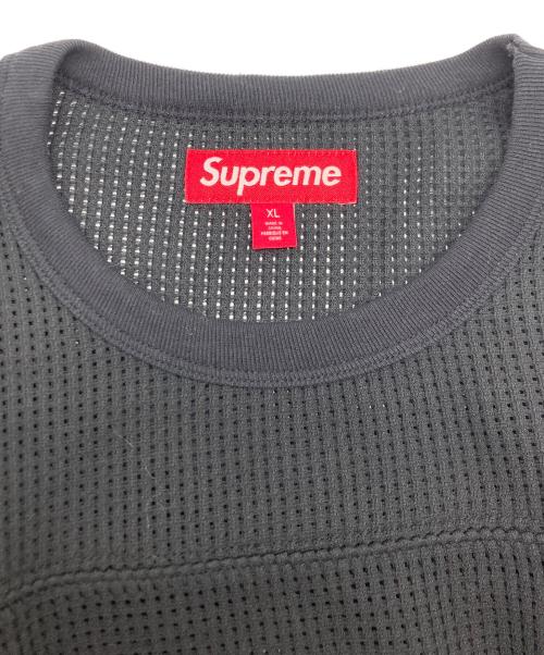 SUPREME（シュプリーム）SUPREME (シュプリーム) POLARTEC MESH L/S FOOTBALL TOP ブラック サイズ:SIZE XLの古着・服飾アイテム