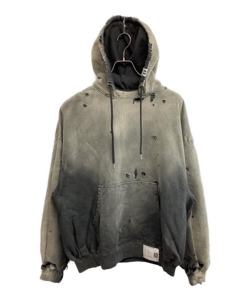 Maison MIHARA YASUHIRO（メゾン ミハラ ヤスヒロ）Maison MIHARA YASUHIRO (メゾン ミハラ ヤスヒロ) Sun Faded Hoodie グレー サイズ:SIZE 48の古着・服飾アイテム