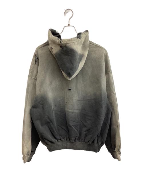 Maison MIHARA YASUHIRO（メゾン ミハラ ヤスヒロ）Maison MIHARA YASUHIRO (メゾン ミハラ ヤスヒロ) Sun Faded Hoodie グレー サイズ:SIZE 48の古着・服飾アイテム