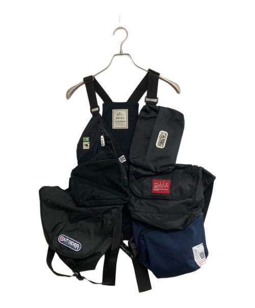 Maison MIHARA YASUHIRO（メゾン ミハラ ヤスヒロ）Maison MIHARA YASUHIRO (メゾン ミハラ ヤスヒロ) BAG VEST ブラック サイズ:SIZE FREEの古着・服飾アイテム