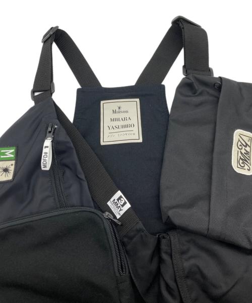 Maison MIHARA YASUHIRO（メゾン ミハラ ヤスヒロ）Maison MIHARA YASUHIRO (メゾン ミハラ ヤスヒロ) BAG VEST ブラック サイズ:SIZE FREEの古着・服飾アイテム