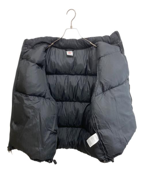 SUPREME（シュプリーム）SUPREME (シュプリーム) NIKE (ナイキ) Denim Puffer Vest ブラック サイズ:SIZE Lの古着・服飾アイテム