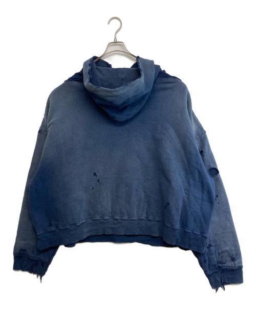 READYMADE（レディメイド）READYMADE (レディメイド) DOUBLE FACE HOODIE ネイビー サイズ:SIZE Mの古着・服飾アイテム