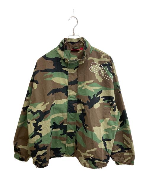 SUPREME（シュプリーム）SUPREME (シュプリーム) Spellout Embroidered Ripstop Jacket カーキ サイズ:SIZE Lの古着・服飾アイテム