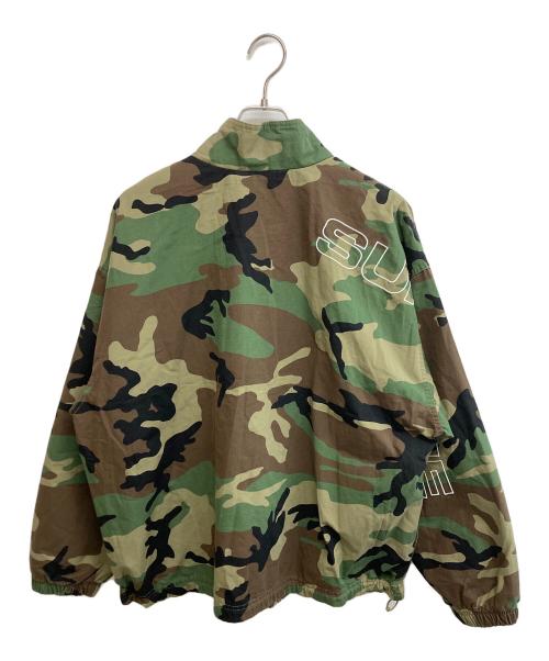 SUPREME（シュプリーム）SUPREME (シュプリーム) Spellout Embroidered Ripstop Jacket カーキ サイズ:SIZE Lの古着・服飾アイテム
