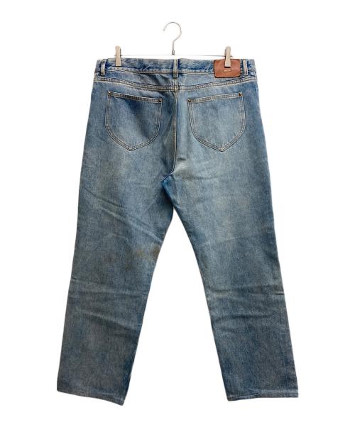 LOUIS VUITTON（ルイ ヴィトン）LOUIS VUITTON (ルイ ヴィトン) LVSEウォッシュドレギュラーデニムパンツ インディゴ サイズ:SIZE36の古着・服飾アイテム