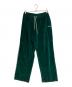 CELINE（セリーヌ）の古着「ベルベット トラックパンツ」｜グリーン