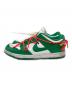 NIKE (ナイキ) OFFWHITE (オフホワイト) DUNK LOW LTHR グリーン サイズ:SIZE  US11：18000円