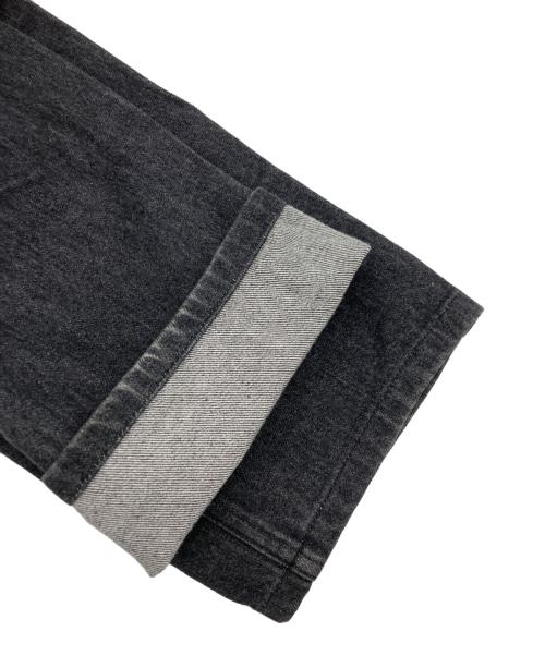 COMME des GARCONS HOMME（コムデギャルソン オム）COMME des GARCONS HOMME (コムデギャルソン オム) ピスタグ ブラックデニムパンツ ブラック サイズ:SIZE Mの古着・服飾アイテム