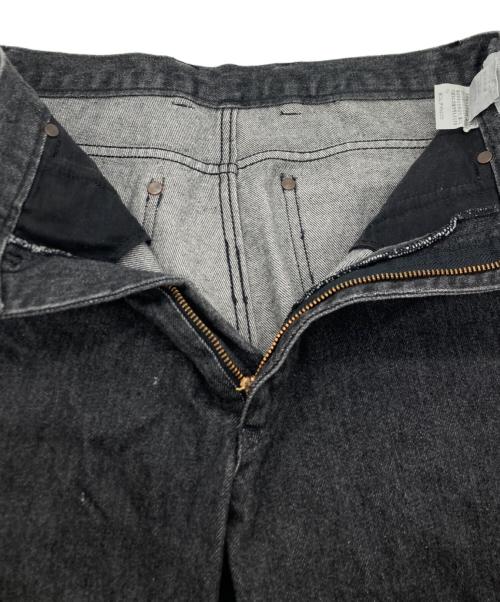 COMME des GARCONS HOMME（コムデギャルソン オム）COMME des GARCONS HOMME (コムデギャルソン オム) ピスタグ ブラックデニムパンツ ブラック サイズ:SIZE Mの古着・服飾アイテム