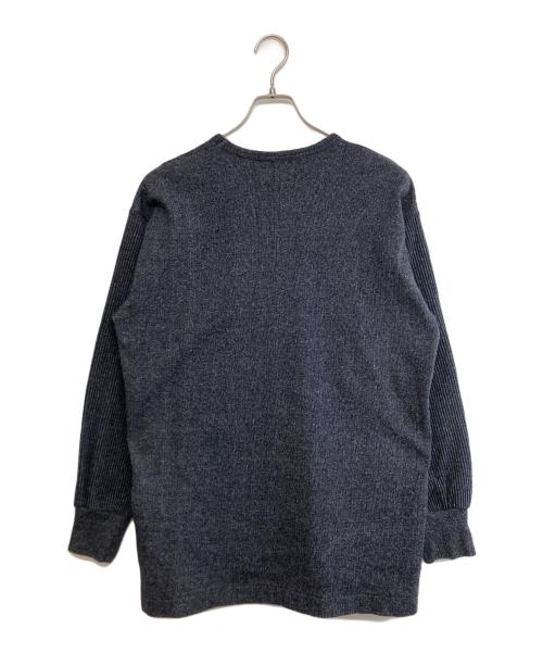 COMME des GARCONS HOMME（コムデギャルソン オム）COMME des GARCONS HOMME (コムデギャルソン オム) 切替ニット ネイビー サイズ:SIZE FREEの古着・服飾アイテム