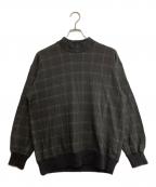 COMME des GARCONS HOMMEコムデギャルソン オム）の古着「モックネックニット」｜ブラウン