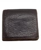 COMME des GARCONS HOMMEコムデギャルソン オム）の古着「2つ折り財布」｜ブラウン