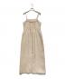 JUSGLITTY (ジャスグリッティー) テーラリングキャミワンピース ベージュ サイズ:SIZE 2：9000円