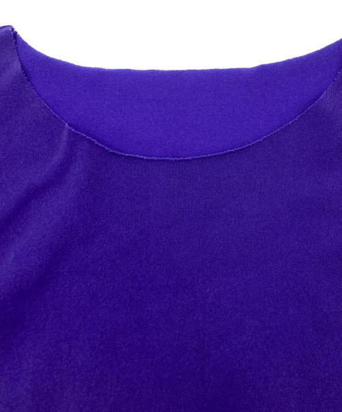 A-POC INSIDE ISSEY MIYAKE（エーポックインサイド イッセイミヤケ）A-POC INSIDE ISSEY MIYAKE (エーポックインサイド イッセイミヤケ) パワーショルダー ニット パープル サイズ:SIZE2の古着・服飾アイテム