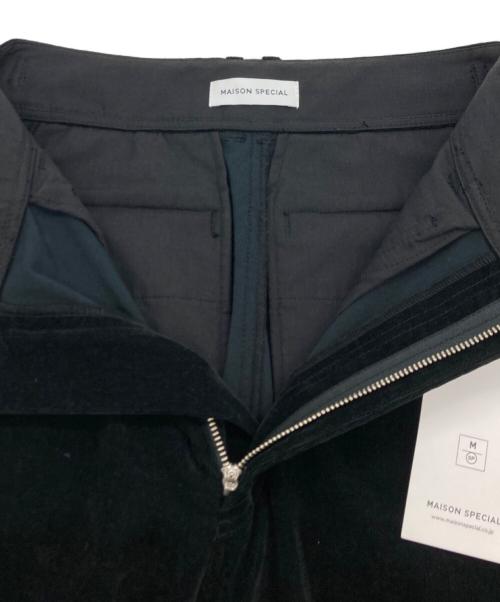 MAISON SPECIAL（メゾンスペシャル）MAISON SPECIAL (メゾンスペシャル) Chambray Corduroy WIDE Pants ブラック サイズ:SIZE 36 未使用品の古着・服飾アイテム