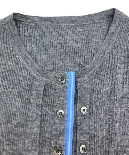 MAISON SPECIAL（メゾンスペシャル）MAISON SPECIAL (メゾンスペシャル) 2way Shirt Knit Docking Tops グレー サイズ:SIZE FREE 未使用品の古着・服飾アイテム