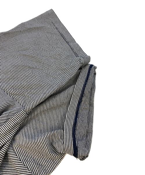 Graphpaper（グラフペーパー）Graphpaper (グラフペーパー) Narrow Border S/S Tee ホワイト×ブルー サイズ:SIZE2 未使用品の古着・服飾アイテム