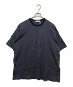 Graphpaperグラフペーパー）の古着「Narrow Border S/S Tee」｜ネイビー×グレー
