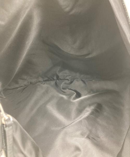 JIL SANDER（ジルサンダー）JIL SANDER (ジルサンダー) BELT HOBO キャンバスショルダーバッグ ブラック×ベージュの古着・服飾アイテム