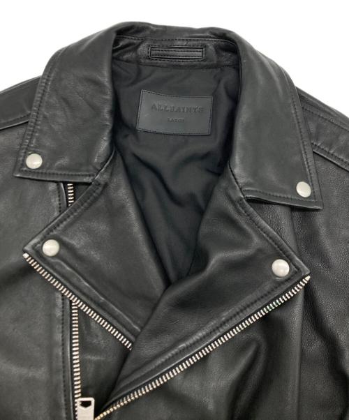 ALL SAINTS（オールセインツ）ALL SAINTS (オールセインツ) シープスキンダブルライダースジャケット ブラック サイズ:SIZE Lの古着・服飾アイテム