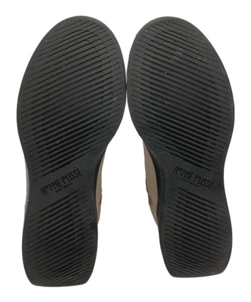 HOMME PLISSE ISSEY MIYAKE（オム プリッセ イッセイ ミヤケ）HOMME PLISSE ISSEY MIYAKE (オム プリッセ イッセイ ミヤケ) サイドプリーツスリッポン ベージュ サイズ:SIZE 28cmの古着・服飾アイテム