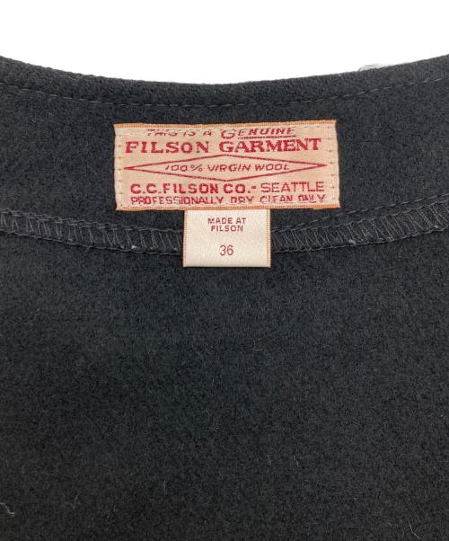 FILSON GARMENT（フィルソン ガーメント）FILSON GARMENT (フィルソン ガーメント) マッキーノウールベスト ブラック サイズ:SIZE36の古着・服飾アイテム