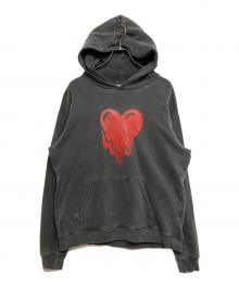 EMOTIONALLY UNAVAILABLE（エモーショナリー・アンアベイラブル）の古着「ロゴパーカー」｜グレー