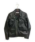 RUDE GALLERYルードギャラリー）の古着「DOUBLE RYDERS JACKET」｜ブラック