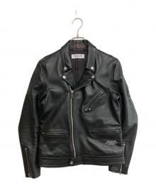 RUDE GALLERY（ルードギャラリー）の古着「DOUBLE RYDERS JACKET」｜ブラック