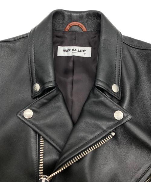 RUDE GALLERY（ルードギャラリー）RUDE GALLERY (ルードギャラリー) DOUBLE RYDERS JACKET ブラック サイズ:SIZE 3の古着・服飾アイテム