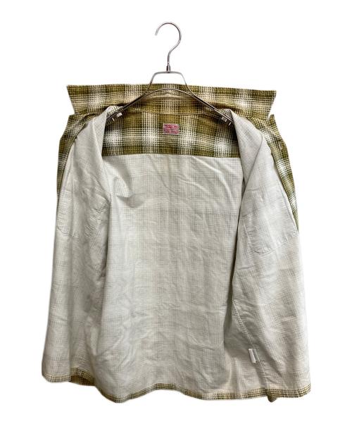 TENDERLOIN（テンダーロイン）TENDERLOIN (テンダーロイン) オープンカラーネルシャツ イエロー サイズ:SIZE Mの古着・服飾アイテム