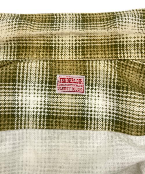 TENDERLOIN（テンダーロイン）TENDERLOIN (テンダーロイン) オープンカラーネルシャツ イエロー サイズ:SIZE Mの古着・服飾アイテム