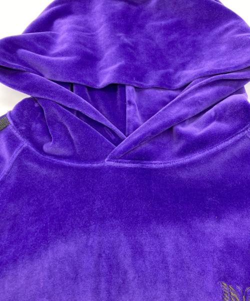 Needles（ニードルズ）Needles (ニードルズ) TRACK HOODY - C/PE VELOUR パープル サイズ:SIZE Lの古着・服飾アイテム