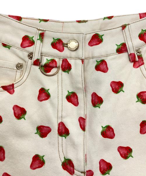 HELMSTEDT（ヘルムシュテット）HELMSTEDT (ヘルムシュテット) Enya Denim Jeans レッド×ベージュ サイズ:SIZE XSの古着・服飾アイテム